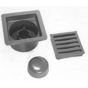 Niðurfall með vatnslás 300x300 (St 110)