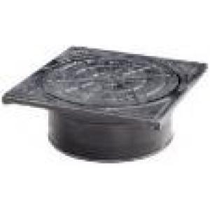 Hellukarmur/lok 370x370 h=80mm D400 Læst