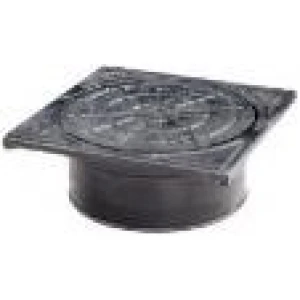 Hellukarmur/lok 370x370 h=80mm D400 Læst